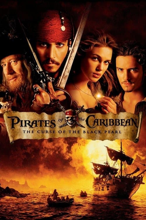 Pirates of the Caribbean The Curse of the Black Pearl poster